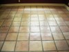 Whitewashed / stained Mexican Saltillo paver tiles.